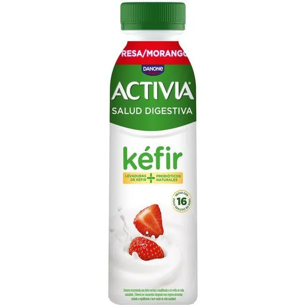 Kéfir líquido sabor fresa ACTIVIA, botella 280 ml