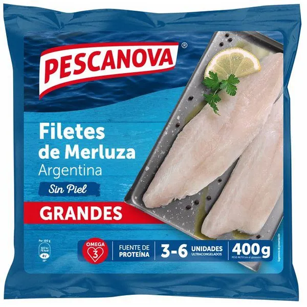 Filete de merluza Argentina PESCANOVA, bolsa 400 g