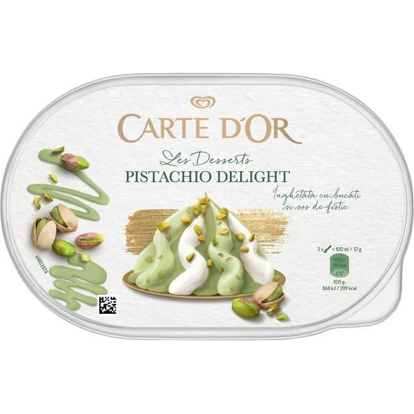 Helado sabor pistacho MAGNUM, tarrina 440 ml