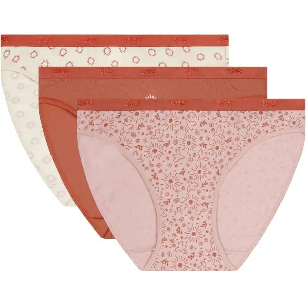 Braga mujer algodón elástico, naranja talla M DIM, pack 3 uds
