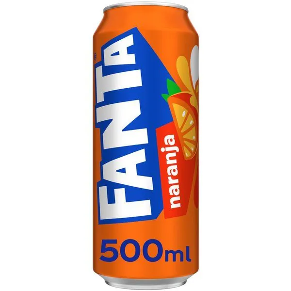 Refresco de naranja FANTA, lata 50 cl