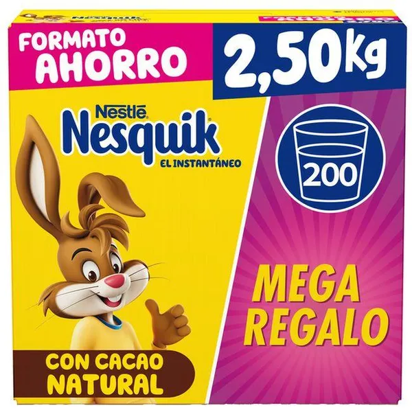 Cacao soluble NESQUIK, caja 2,5 kg