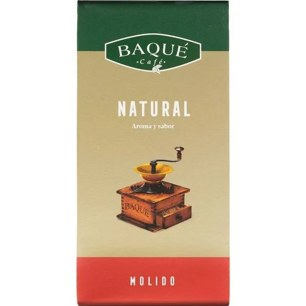 Café molido natural BAQUÉ, paquete 250 g