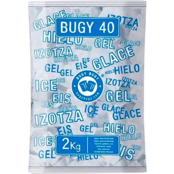 Cubitos de hielo macizo, bolsa 2 kg