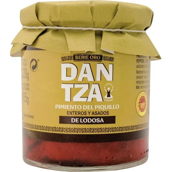 Pimiento de piquillo D.O. Lodosa DANTZA, frasco 195 g