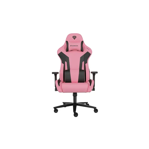 GENESIS Nitro 720 Silla para videojuegos de PC Asiento inflable Negro, Rosa