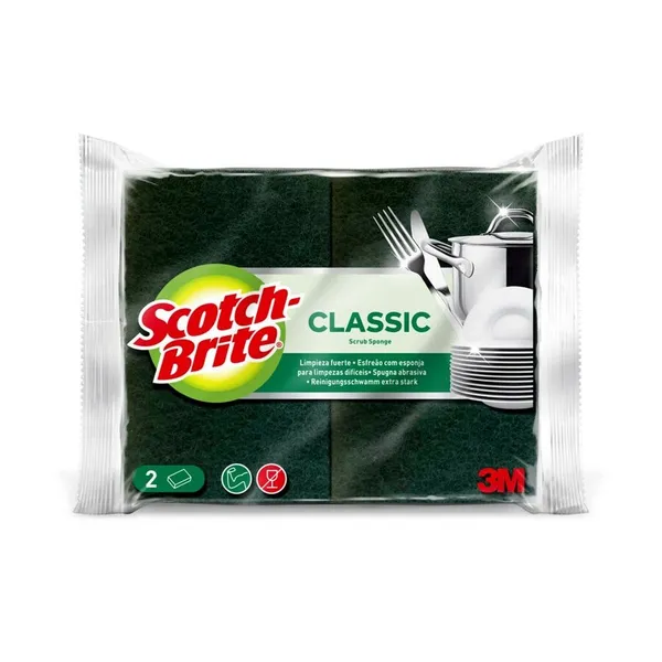 Estropajo SCOTCH BRITE esponja 2 unidades
