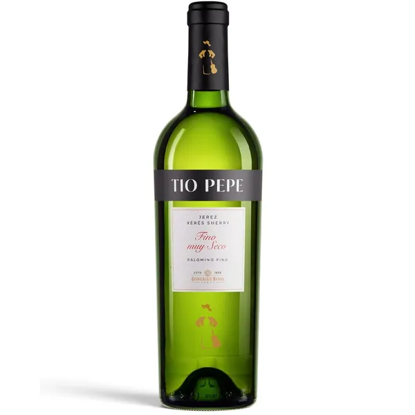 Vino fino D.O.Xerez TIO PEPE palomino fino botella 75 cl