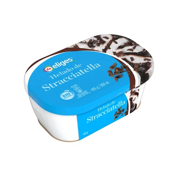 Helado IFA ELIGES straciatella tarrina 495 g
