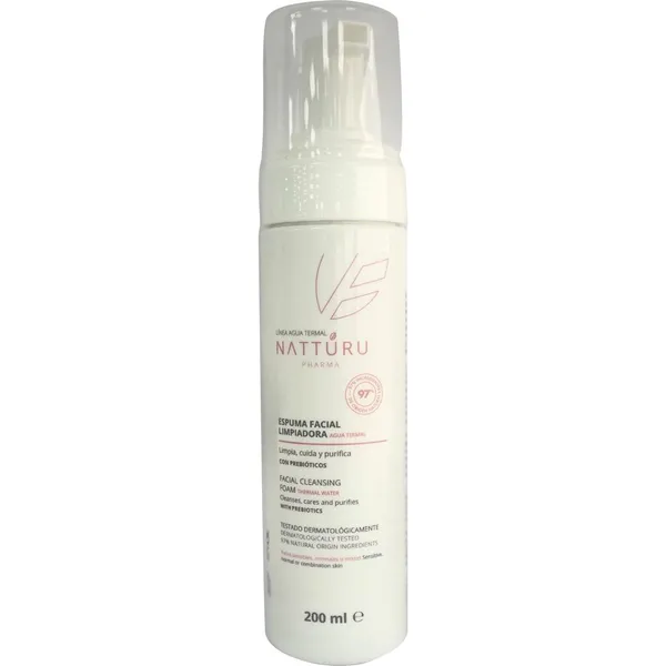 Espuma facial limpiadora NATTURU Agua Termal 200 ml