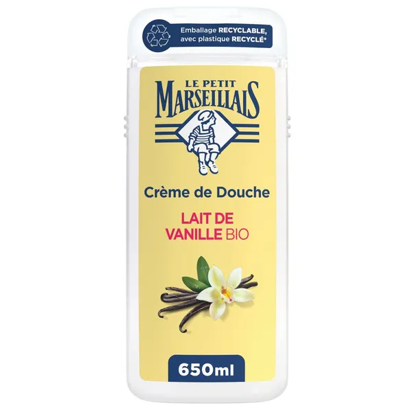 Gel de ducha LE PETIT MARSELLAIS leche de vainilla 650 ml