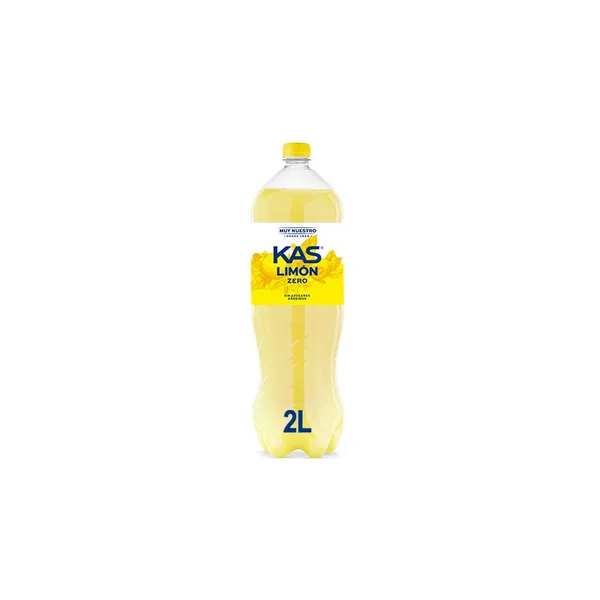 Refresco KAS limón Zero botella 2 l