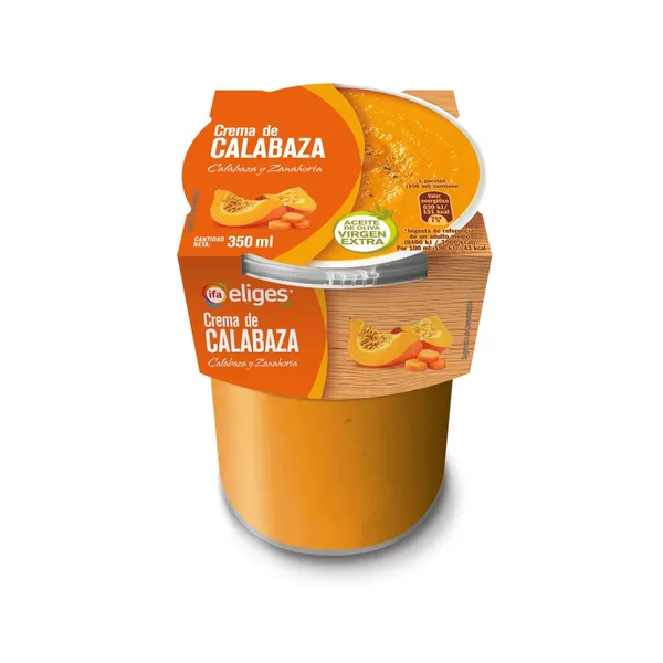 Crema refrigerada calabaza IFA ELIGES 350 ml