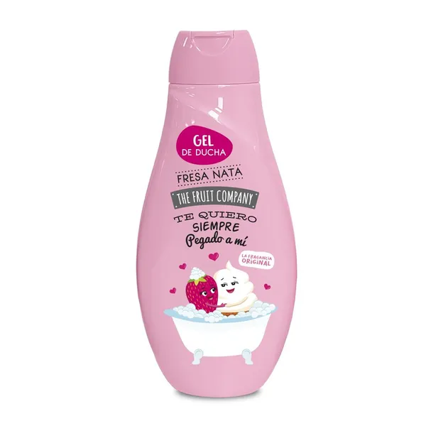 Gel de ducha THE FRUIT COMPANY fresa-nata 600 ml
