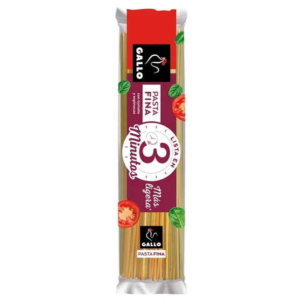 Spaghetti vegetal GALLO Pasta Fina 400 g