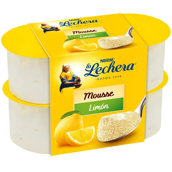 Mousse LA LECHERA limón pack 4x59 g