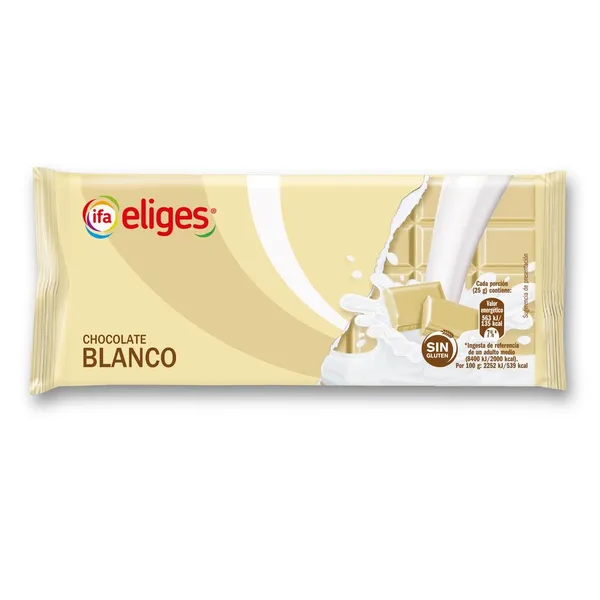 Chocolate blanco IFA ELIGES 100 g