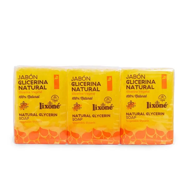 Jabón glicerina LIXONE pack 3x125 g