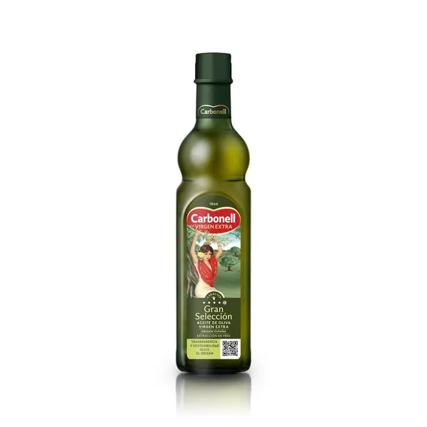 Aceite oliva virgen extra CARBONELL gran selección botella 75 cl