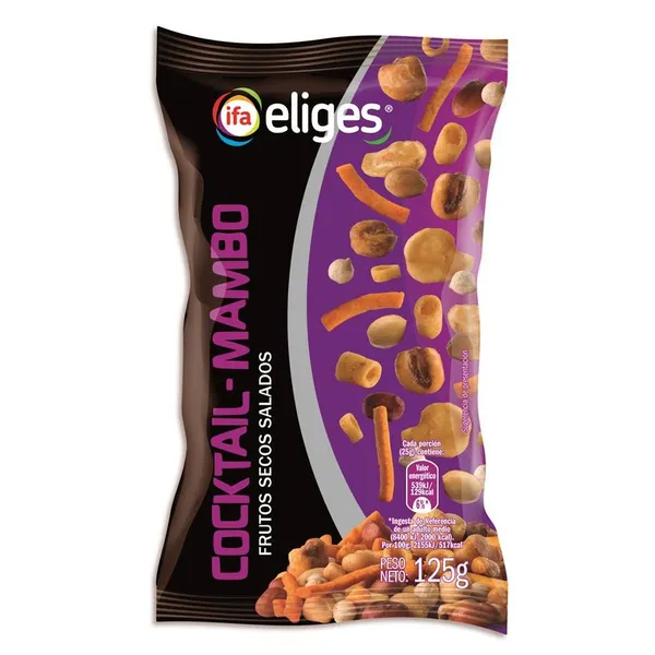 Cocktail mambo frutos secos IFA ELIGES bolsa 125g