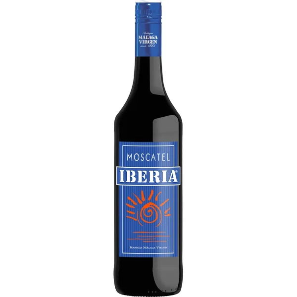 Vino blanco de licor D.O.Málaga IBERIA de Málaga Virgen moscatel botella 75 cl