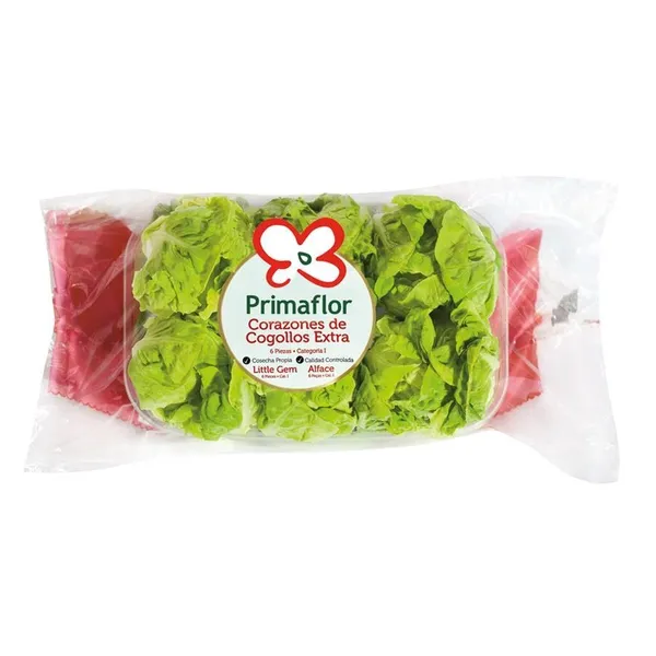 Corazones de cogollos bolsa (6 piezas p.min 350 g)