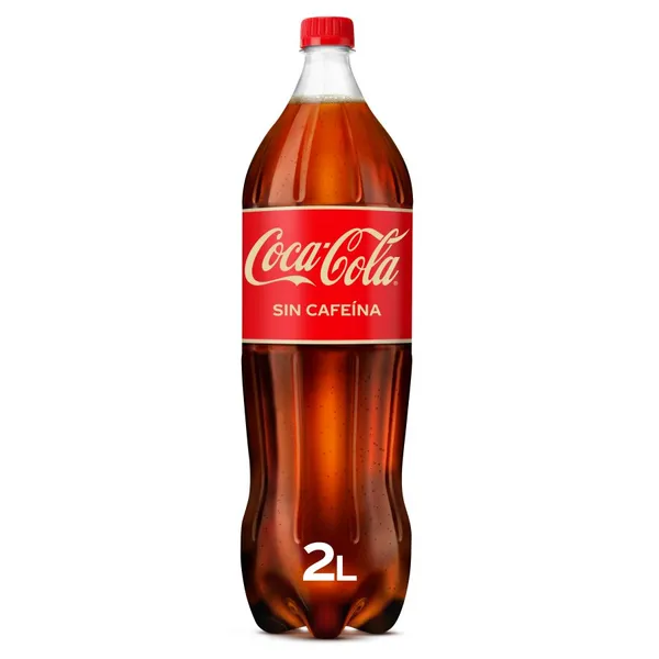 Refresco COCA-COLA sin cafeína botella 2 l