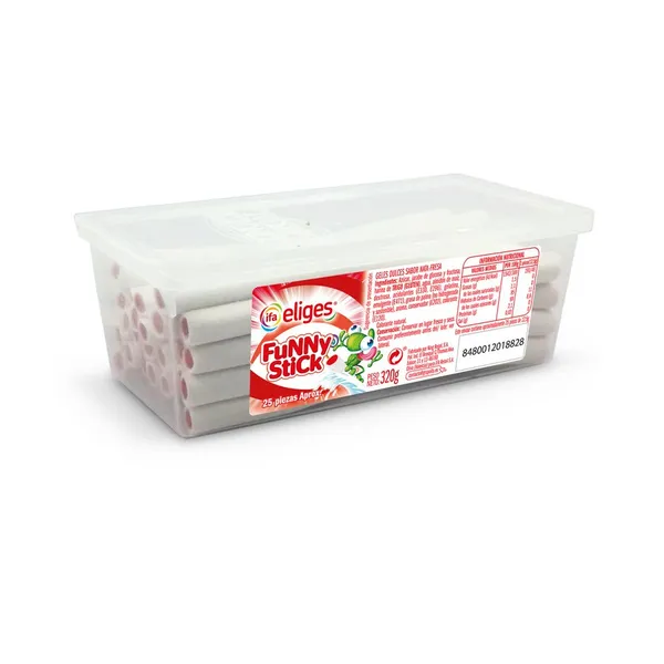 Geles dulces IFA ELIGES sabor nata fresa caja 320 g