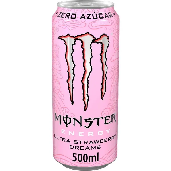 Bebida energética MONSTER Ultra strawberry Zero 50 cl