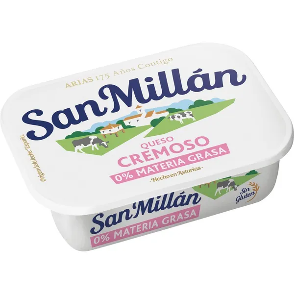 Queso cremoso SAN MILLAN 0% tarrina 175 g
