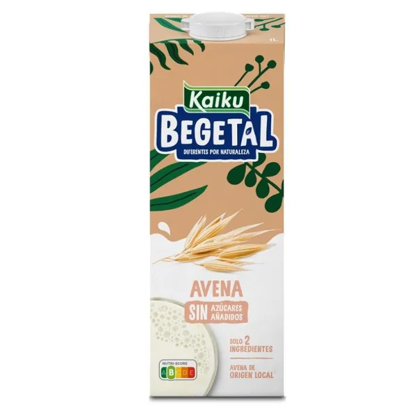 Bebida de avena KAIKU Begetal sin azúcar brik 1 l