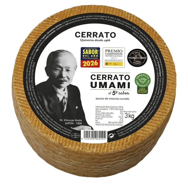 Queso mezcla curado CERRATO Umami kilo