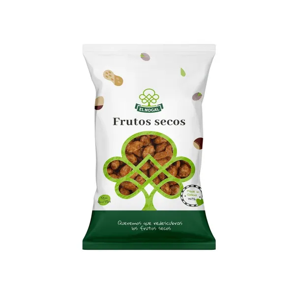 Cacahuete crudo garrapiñado EL NOGAL bolsa 200g