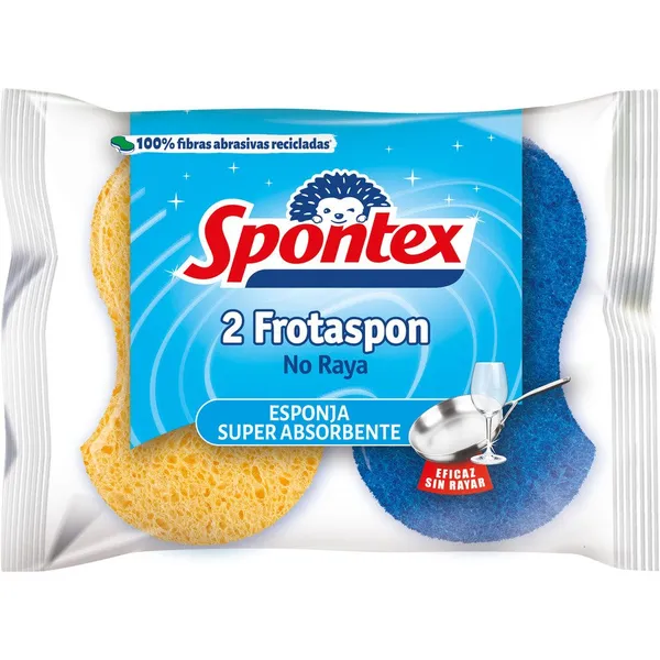 Estropajo SPONTEX Frotaspón no raya duplo