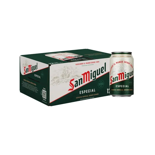 Cerveza SAN MIGUEL lata pack 12X33 cl