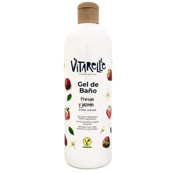 Gel de baño VITARELLE fresas y jazmín 750 ml