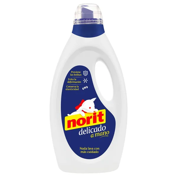 Detergente líquido NORIT mano prendas delicadas 45 lavados