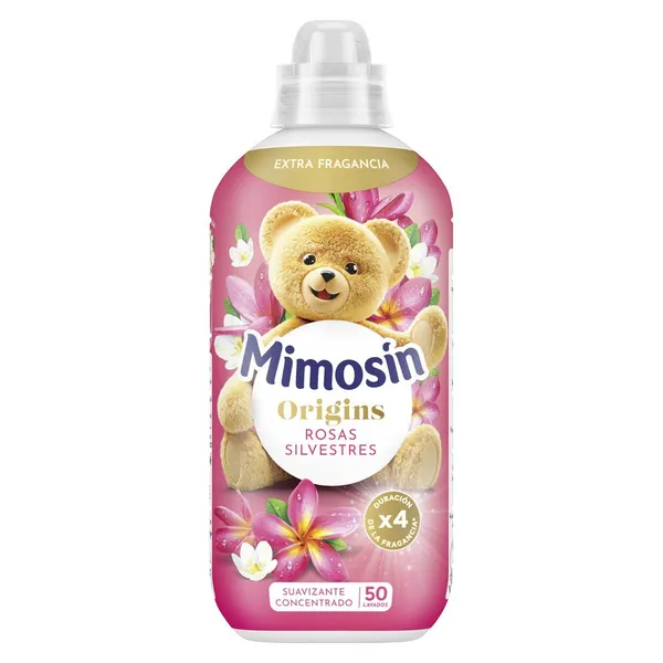 Suavizante concentrado MIMOSIN origins rosas silvestres 50 lavados 900 ml