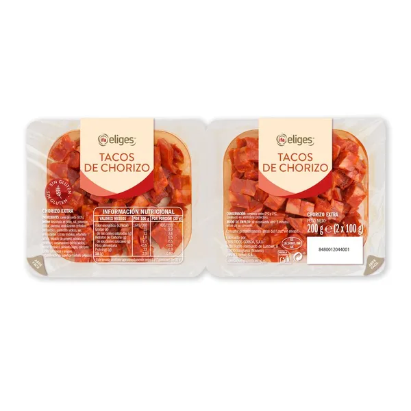Tacos de chorizo IFA ELIGES 2X100 g