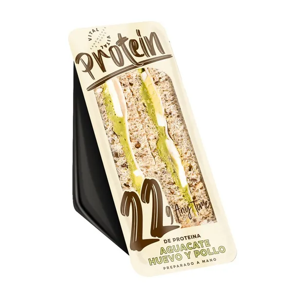 Sandwich VITAL protein aguacate huevo pollo 150 g