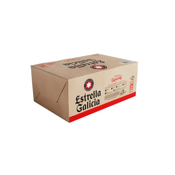 Cerveza ESTRELLA GALICIA lata bandeja 24x33 cl