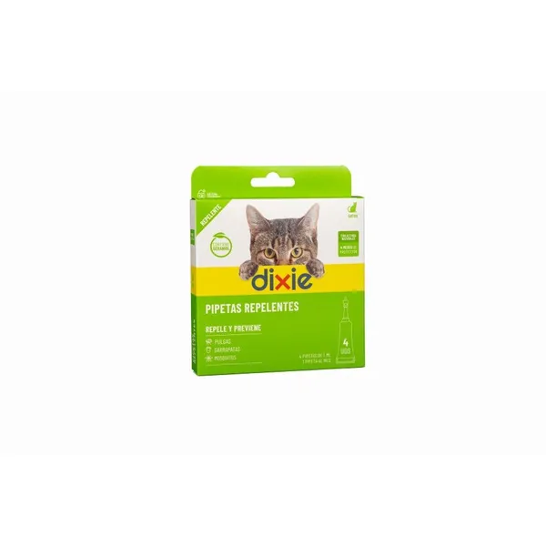 Pipeta DIXIE repelente gato 1ml 4 unidades