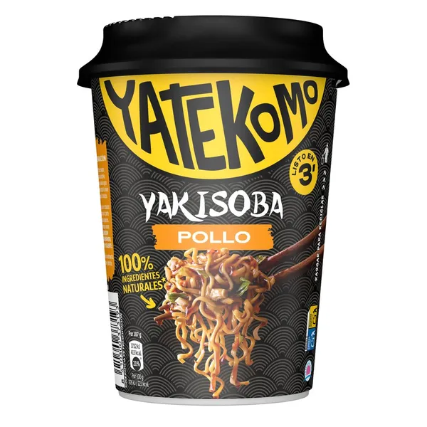 Yakisoba YATEKOMO pollo vaso 93 g