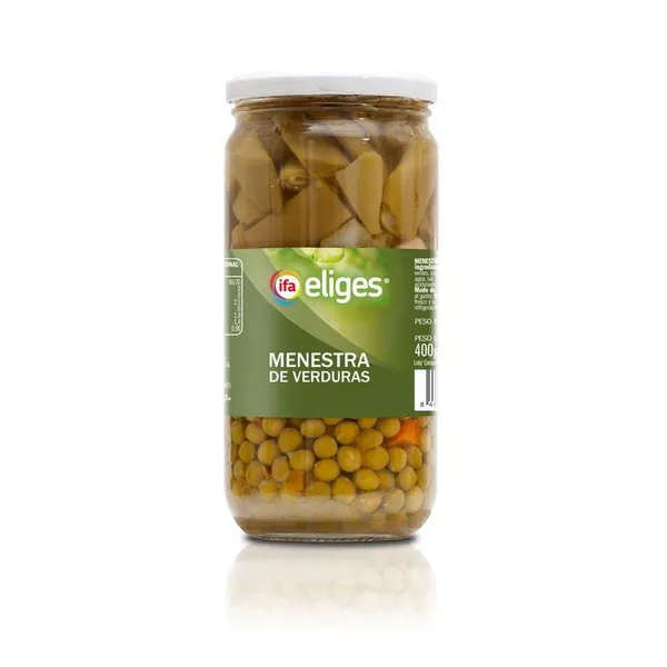 Menestra de verduras IFA ELIGES frasco 400 g pne.