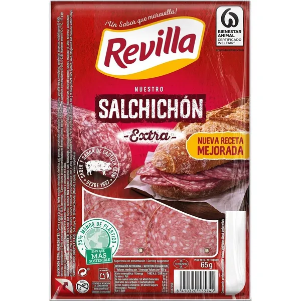 Salchichón extra REVILLA lonchas 65 g