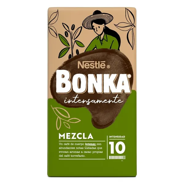 Café molido mezcla (70/30) BONKA paquete 250 g