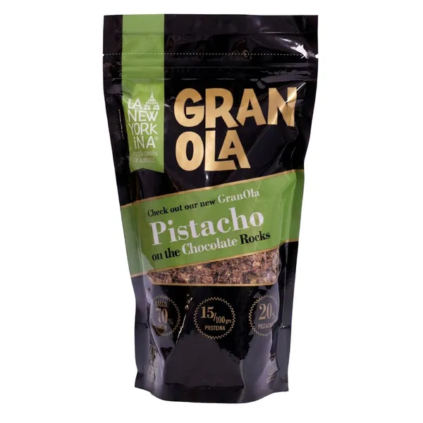 Granola LA NEWYORKINA pistacho y chocolate 275 g
