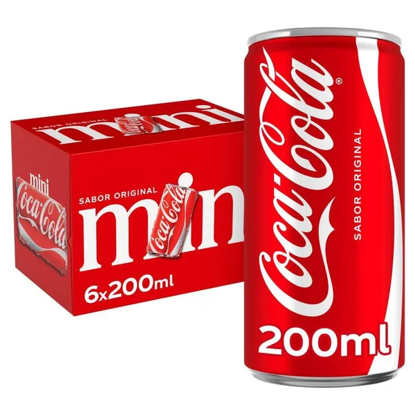 Refresco COCA-COLA normal lata pack 6x20 cl