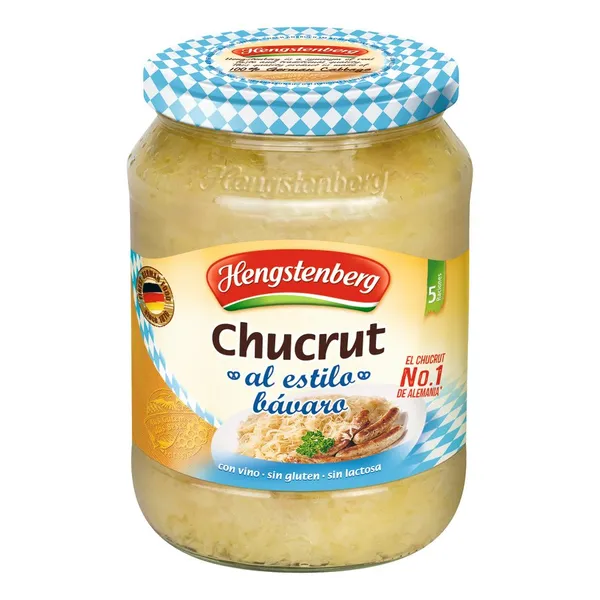 Chucrut al estilo bávaro HENGSTENBERG frasco 650 g pne.