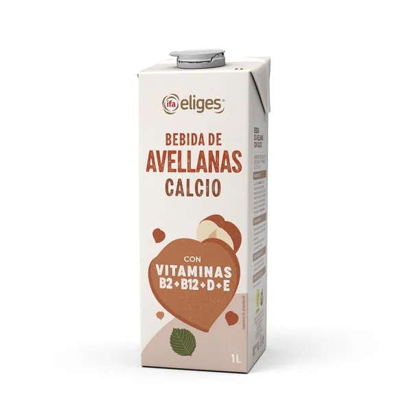 Bebida de avellanas IFA ELIGES calcio brik 1 l